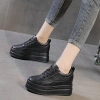 Trendy Sunday 2024 New Style Muffin thick-soled insole height-increasing women's shoes Mesh white Sneakers Casual sports shoes Application Scenario